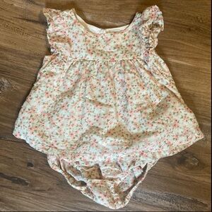 Old Navy Floral Top with Bloomers Two Piece Set